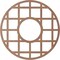 Ekena Millwork O'Neal Wood Fretwork Pierced Ceiling Medallion, Wood (Paint Grade), 22"OD x 8"ID x 3/8"T CMWP22X22X0375ONMF - alternate 2